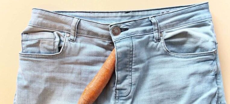les carottes symbolisent un pénis agrandi par le soda