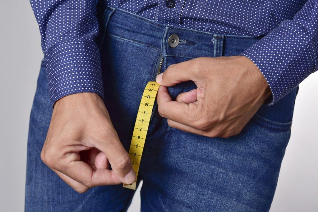 mesurer la taille du pénis après un agrandissement